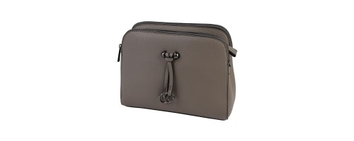 Дамска чанта от висококачествена еко кожа в тъмно бежов цвят Код: TR840
