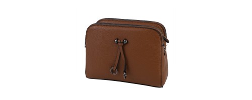 Дамска чанта от висококачествена еко кожа в кафяв цвят Код: TR840