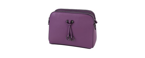 Дамска чанта от висококачествена еко кожа в лилав цвят Код: TR840