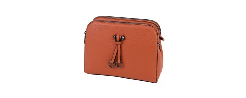 Дамска чанта от висококачествена еко кожа в оранжев цвят Код: TR840
