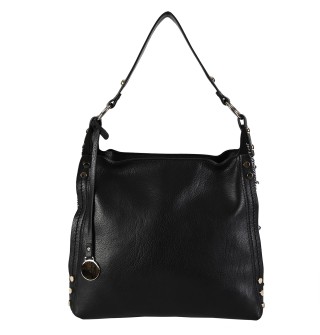 Дамска ежедневна чанта от еко кожа в черен цвят. Код: ZTR1