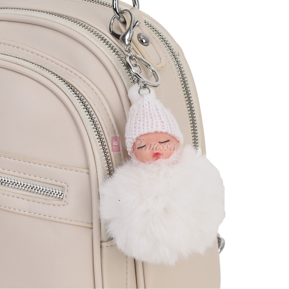 Ключодържател бебе в бял цвят. Код: K20