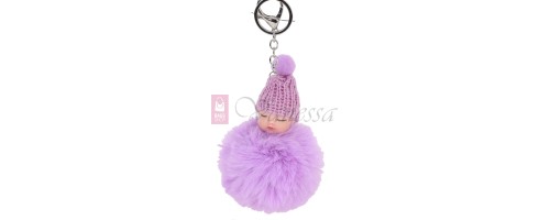 Ключодържател бебе в лилав цвят. Код: K20