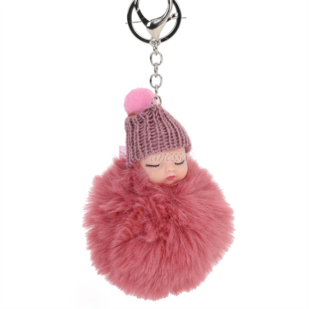 Ключодържател бебе в тъмнорозов цвят. Код: K20