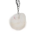 Ключодържател топка в бял цвят. Код: K21