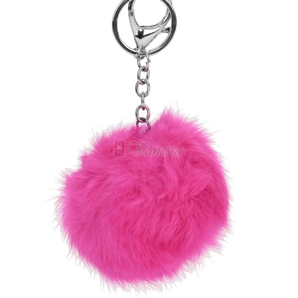 Ключодържател топка в цвят циклама. Код: K21