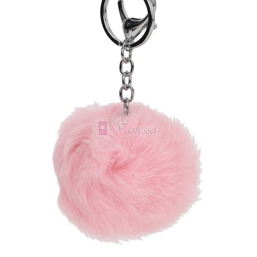 Ключодържател топка в светлорозов цвят. Код: K21