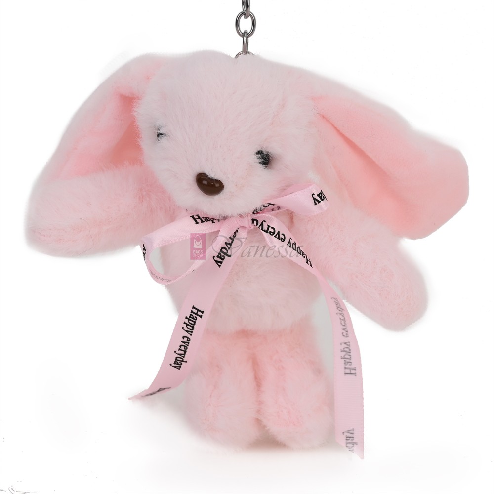 Ключодържател зайче в розов цвят. Код: K22