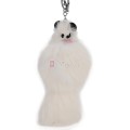 Ключодържател плюшена играчка в бял цвят. Код: K24