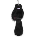 Ключодържател плюшена играчка в черен цвят. Код: K24