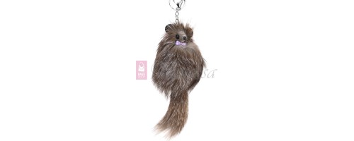 Ключодържател плюшена играчка в кафяв цвят. Код: K24