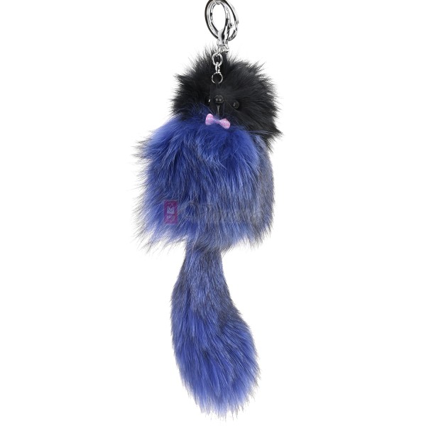 Ключодържател плюшена играчка в син цвят. Код: K24