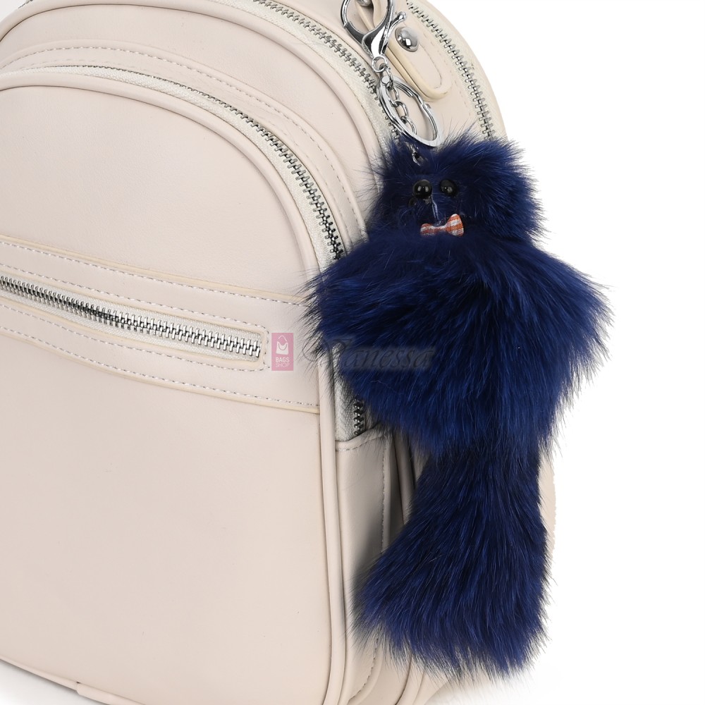 Ключодържател плюшена играчка в тъмносин цвят. Код: K23