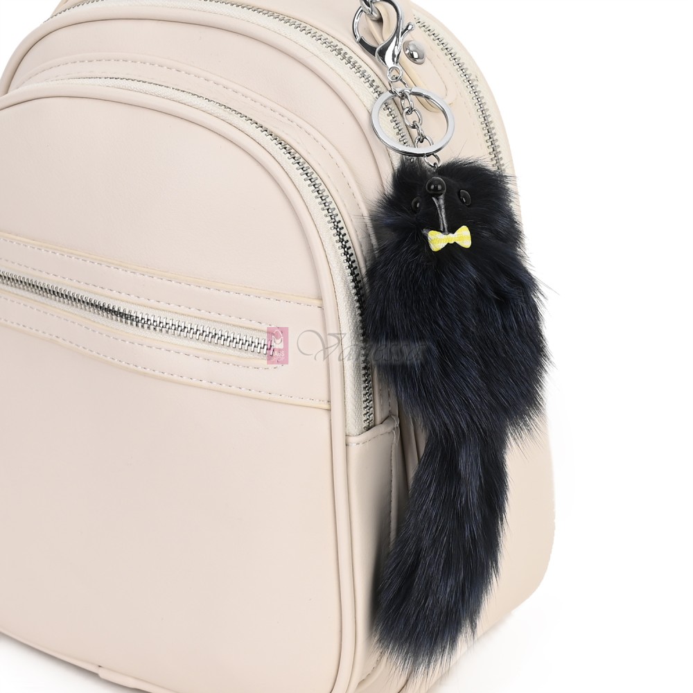 Ключодържател плюшена играчка в тъмносив цвят. Код: K23