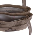 Дамска ежедневна чанта от висококачествена еко кожа в кафяв цвят Код:15169