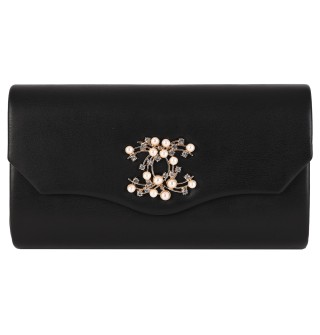 Вечерна дамска чанта - черен цвят - HD1215