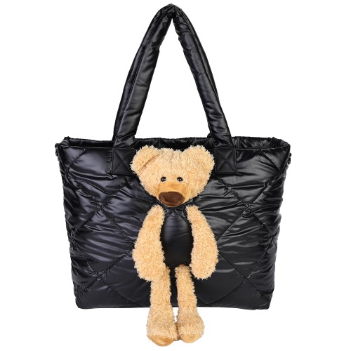 Дамска чанта от текстил в черен цвят. Код: CO20