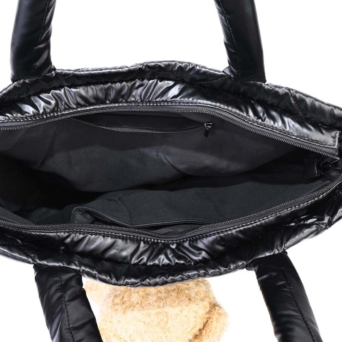 Дамска чанта от текстил в черен цвят. Код: CO20