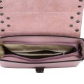 Дамска чанта от естествена кожа в розов цвят Код: EK07