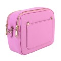 Малка дамска чанта от естествена кожа в розов цвят. Код: EK36