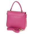 Дамска чанта от естествена кожа в цвят циклама. Код: EK56
