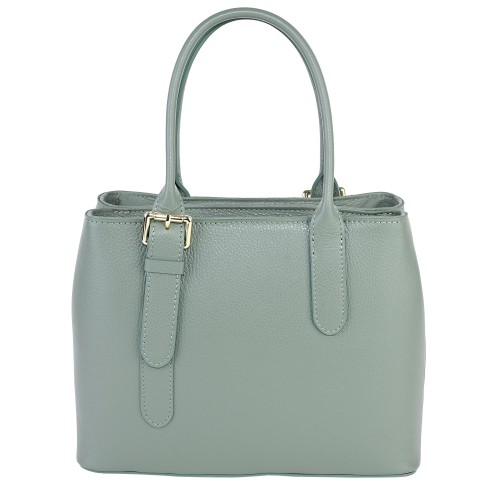 Дамска чанта от естествена кожа в зелен цвят Код: EK59