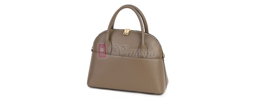 Дамска чанта от естествена кожа, в бежов цвят Код: EK69-1