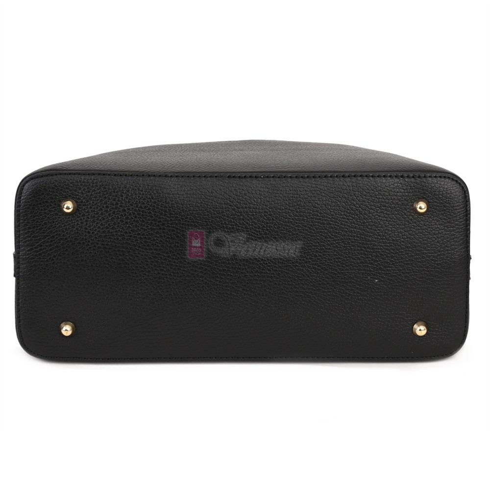 Дамска чанта от естествена кожа, в черен цвят Код: EK69-1