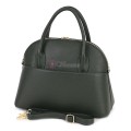 Дамска чанта от естествена кожа, в тъмнозелен цвят Код: EK69-1