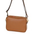 Ежедневна, малка дамска чанта от естествена кожа, в кафяв цвят Код: EKM56