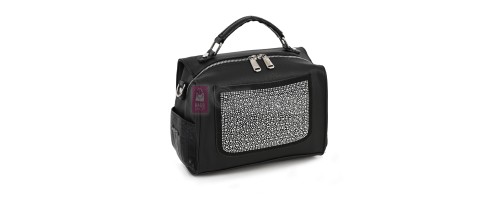  Дамска чанта от екологична кожа в черен цвят. Код: APK045