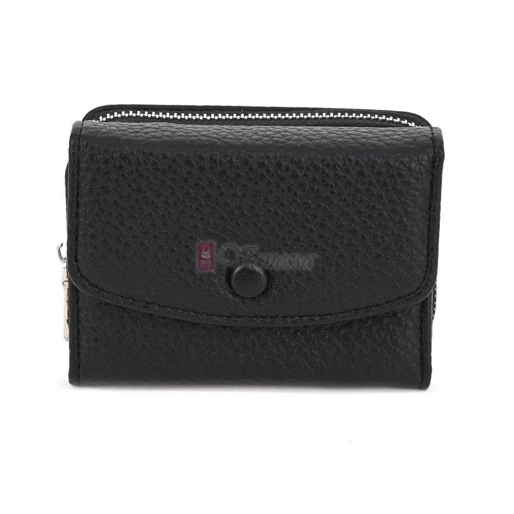 Малко дамско портмоне от еко кожа в черен цвят Код: N822-B