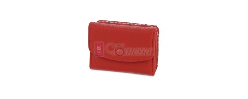 Малко дамско портмоне от еко кожа в червен цвят Код: N822-B