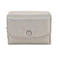 Малко дамско портмоне от еко кожа в сребрист цвят Код: N822-B