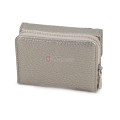 Малко дамско портмоне от еко кожа в сребрист цвят Код: N822-B
