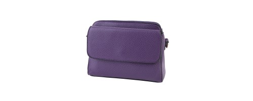  Дамска чанта от еко кожа в лилав цвят. Код: 7229