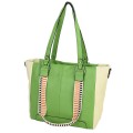 Дамска чанта от еко кожа в зелен цвят. Код: 9012
