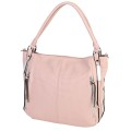 Дамска чанта от еко кожа в розов цвят. Код: 2372