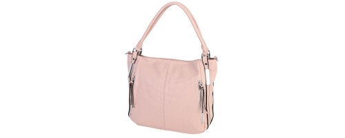  Дамска чанта от еко кожа в розов цвят. Код: 2372