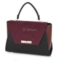 Дамска чанта от висококачествена еко кожа в цвят бордо. Код: TOKIG