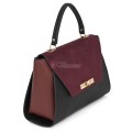 Малка дамска чанта от висококачествена еко кожа в цвят бордо. Код: TOKIM