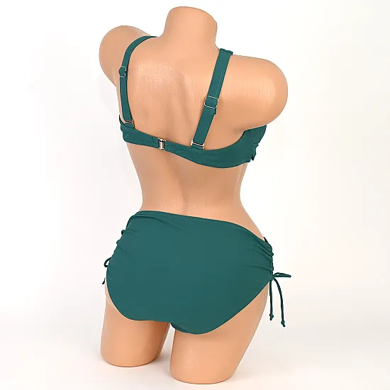 Бански от две части в зелен цвят. КОД 3109 - 3109