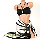 Бански от три части в черен цвят. КОД 52403 - 52403