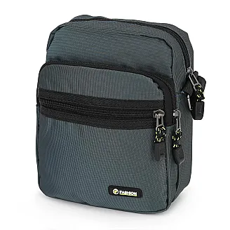 Мъжка чанта от текстил в зелен цвят. Код: 1336 - 1336-2