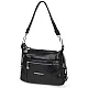 Дамска чанта Berlina, от висококачествена еко кожа, в черен цвят. Код: 1575 - 1575