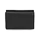Малко дамско портмоне, от естествена кожа, в черен цвят. КОД: 235 - 235