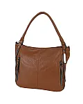 Дамска чанта от еко кожа в кафяв цвят. Код: 2508 - 2508-4
