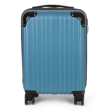 Малък slim куфар от полипропилен, в цвят тюркоаз. Код: M5832 - M5832