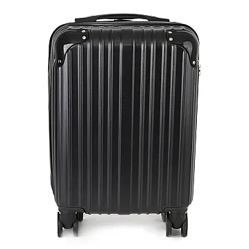 Малък slim куфар от полипропилен, в черен цвят. Код: M5832 - M5832-3