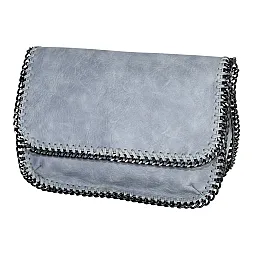 Дамска чанта от еко кожа в син цвят. Код: AP601191 - 601191-3